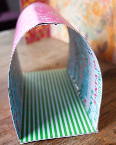 How-to: Recycled Cardboard Valentine Mailbox