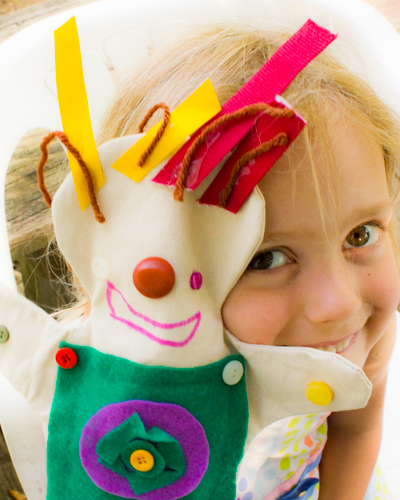 canvas puppet from Green Kid Crafts