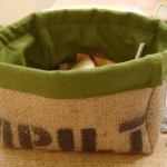 How to Upcycle a Coffee Sack into a Burlap Box