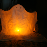DIY Halloween Decorations: Light-Up Ghost