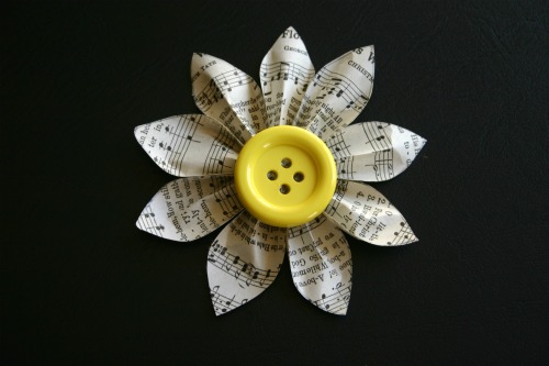 Recycled Paper Mother's Day Brooch