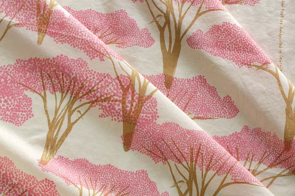 organic cotton print pink