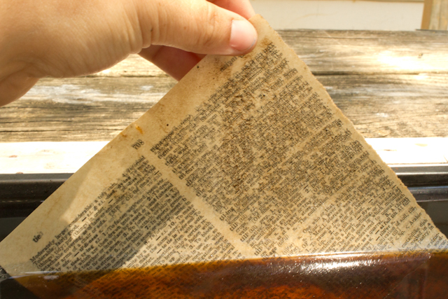 How To Antique Paper Using Coffee Staining