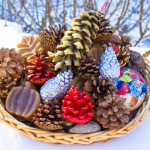 dipped pinecones