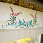 Roller Shade Repaired with Fabric