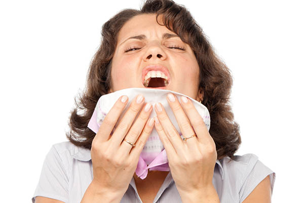 cold and flu season handkerchief