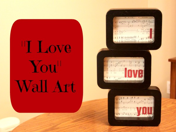 "I Love You" Wall Art