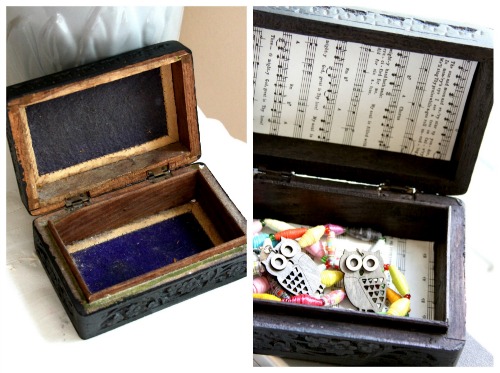 How to: beautify an old jewelry box