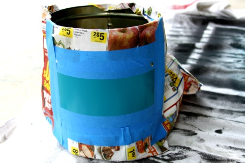 Upcycle a Metal Tin into a Chalkboard Planter!