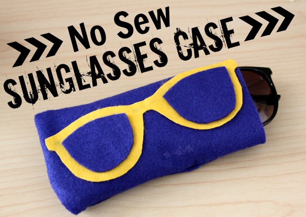 How To: Make a No Sew Sunglasses Case