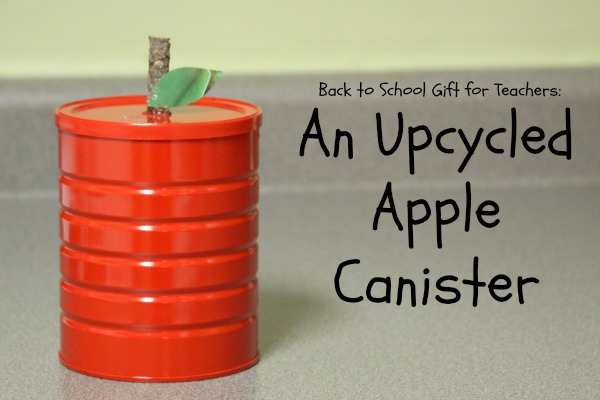 An Upcycled Apple Canister