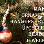 DIY Christmas Ornaments: Recycled Beaded Hangers