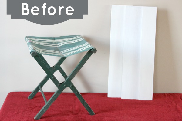  Reduce, Reuse, Redecorate: How To Recycle a Camping Stool into a Side Table