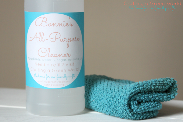 Homemade All Purpose Cleaner (with a printable label!)