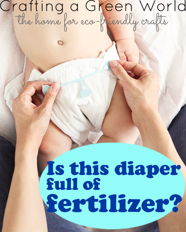 Can you irrigate your garden with diaper water?