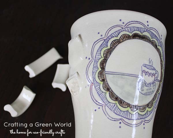 Rannenberg Mug Coffee is broken Coffee Mug Porcelain Handle Mug Kitchen 