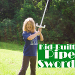 Kid-Built Pipe Sword