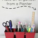 DIY Organization: Make an Organizer from a Planter