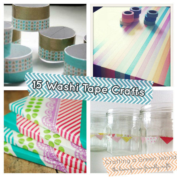 15 Upcycled Washi Tape Crafts