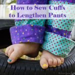 Sew Cuffs to Lengthen Pants