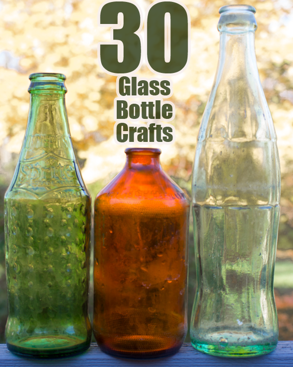 Upcycled Hand-Painted Decorative Soda Bottle
