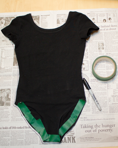 How to Make a Leotard from an Old T-Shirt
