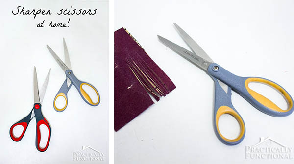 How to Sharpen Scissors with One Surprising Tool