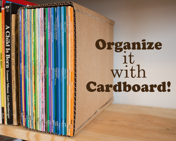DIY Projects for Home: Getting Organized with Cardboard!