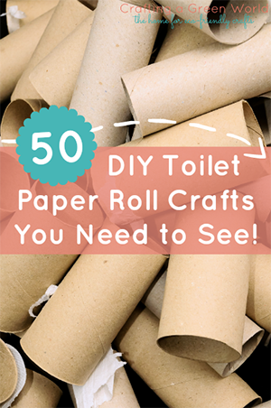 Do you love toilet paper roll crafts as much as we do? Today we’re sharing 50 projects that you need to see!
