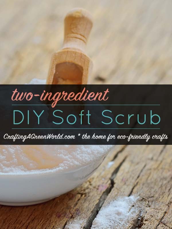 A lot of homemade soft scrub recipes call for toxic ingredients like bleach. This is the easiest, most budget-friendly homemade soft scrub that you can make. And it works like a charm!