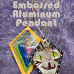 If you've got kids (or a Scout troop, or a day camp...) who love making jewelry, then they'll love making these embossed aluminum pendants.