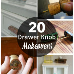 20 DIY Drawer Knob Makeover Ideas - Instead of buying new, try a DIY drawer knob makeover to save some money and reduce your renovation waste a little bit.