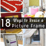LOTS of people upcycle empty picture frames, and there are a lot of awesome project tutes to turn that empty picture frame into just about anything else that you could ever want or need.