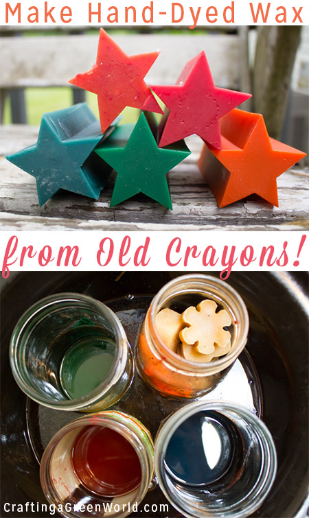 You don't need expensive wax dyes to turn your natural wax of choice a vibrant color. Here's how to dye wax with crayons that you probably already have.