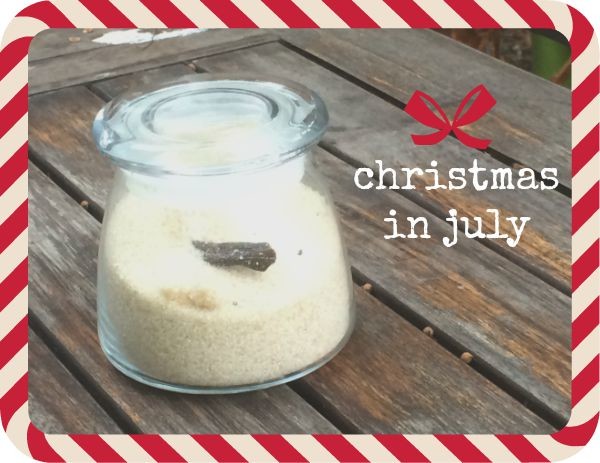 Homemade vanilla sugar is the easiest make-ahead present you'll ever whip up. It's the perfect Christmas in July project!