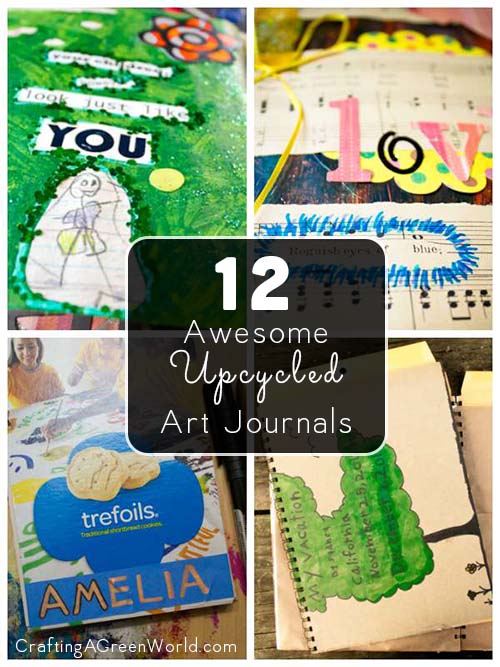Get ready, Y'all, because upcycled art journals are my. New. THING!