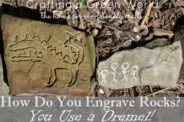 How do you engrave rocks? With power tools! And even your big kids can do it. 