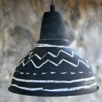 Do you have a boring light fixture that you would like to revamp? Turn it into a modern chalkboard light fixture!
