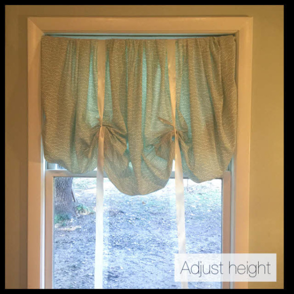 Make DIY balloon curtains from a fitted sheet