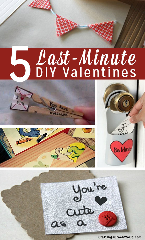 Valentine’s Day is coming up in less than two weeks. Still haven’t picked up a card? We’ve got you covered with these last-minute DIY Valentines!