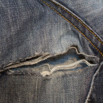 How to Mend a Rip in the Thigh of Your Jeans