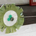 Looking for a St. Patrick’s Day craft that isn't so shamrock-y? Try this recycled green St. Patrick's Day garland!