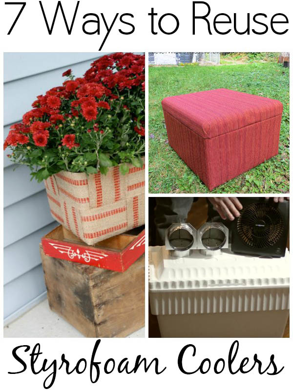 Did you somehow end up with one of those disposable coolers in your house? Here are seven great ways to reuse Styrofoam coolers.