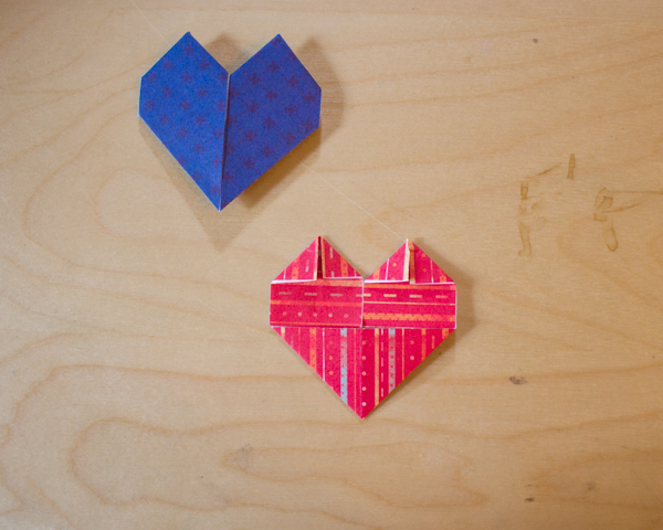 How to Make Origami Hearts
