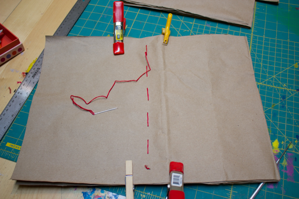 How to Make a Brown Paper Bag Journal