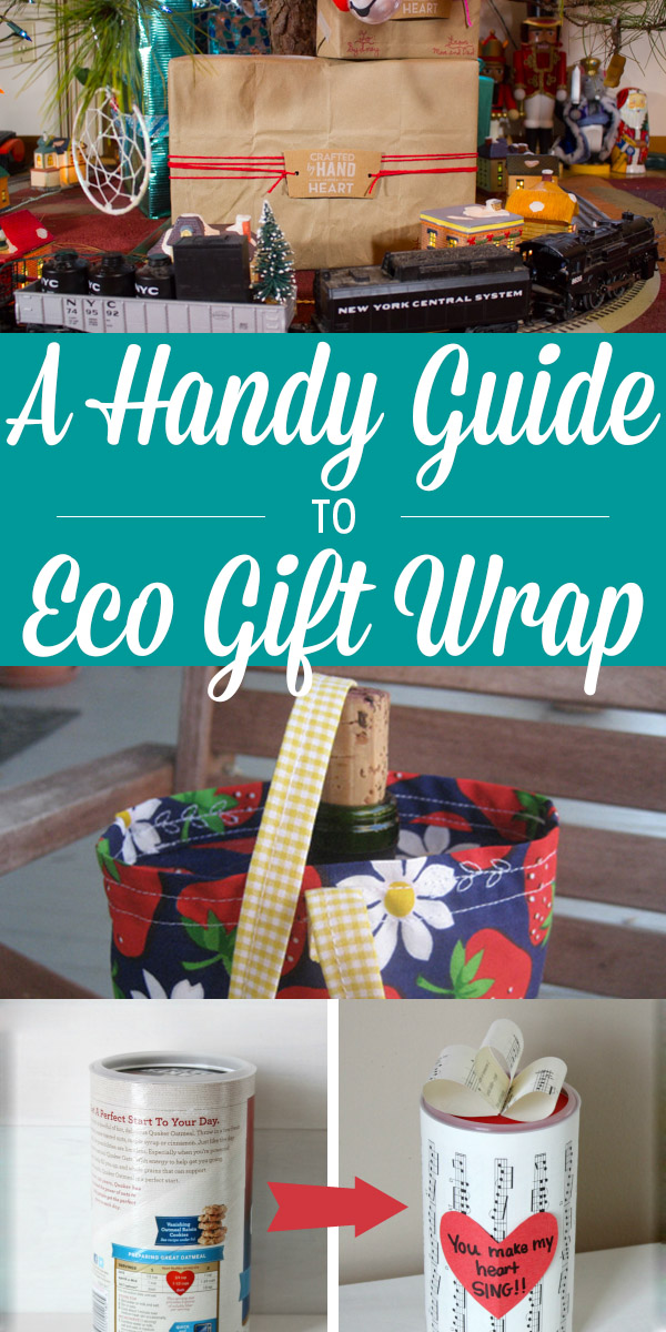 You know that rolls and rolls of paper aren't the best choice for wrapping holiday gifts. Try these eco-friendly gift wrap options instead!