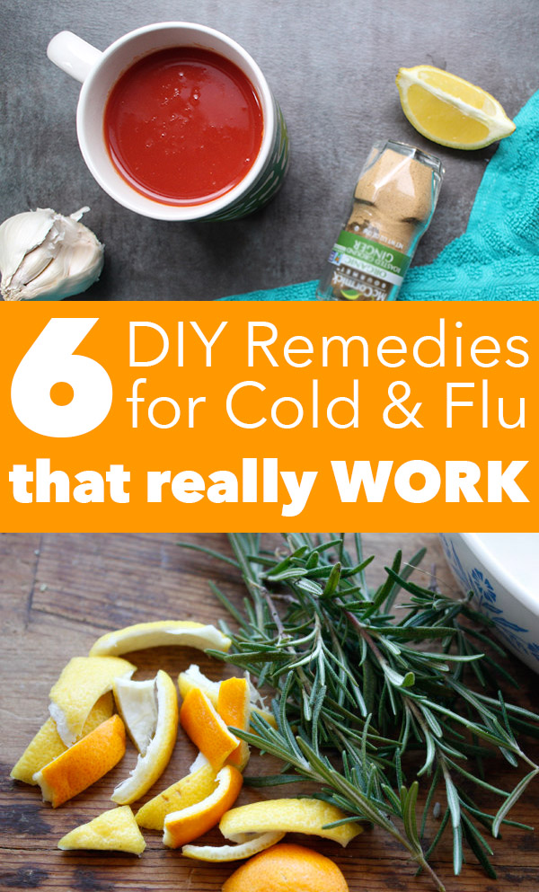 Tried-and-true, DIY natural cold and flu remedies to help you get well soon.