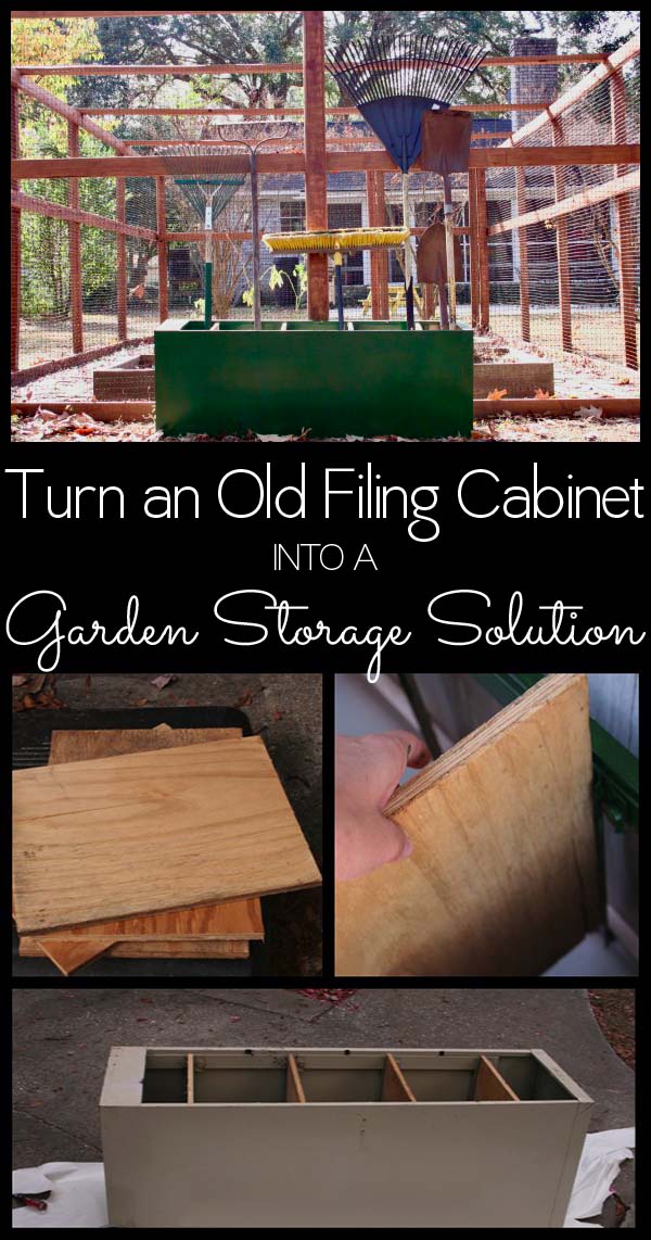 Got an old filing cabinet that's ready for reuse? Here's how to turn it into DIY garden storage to wrangle tools, pots, and other gardening supplies.