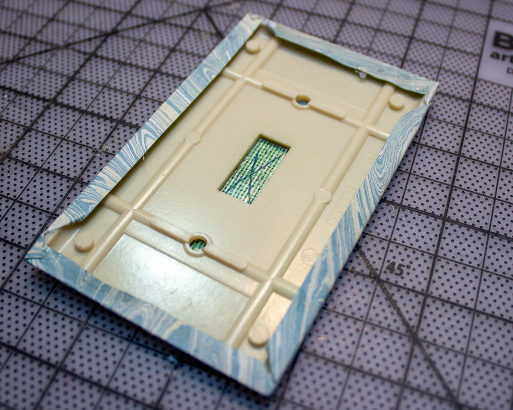 How to Remake Ugly Switch Plates and Outlet Covers with Paper