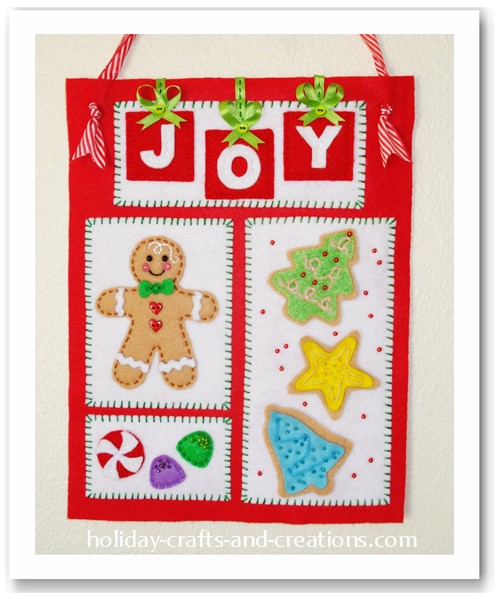 Christmas banner via Holiday Crafts and Creations